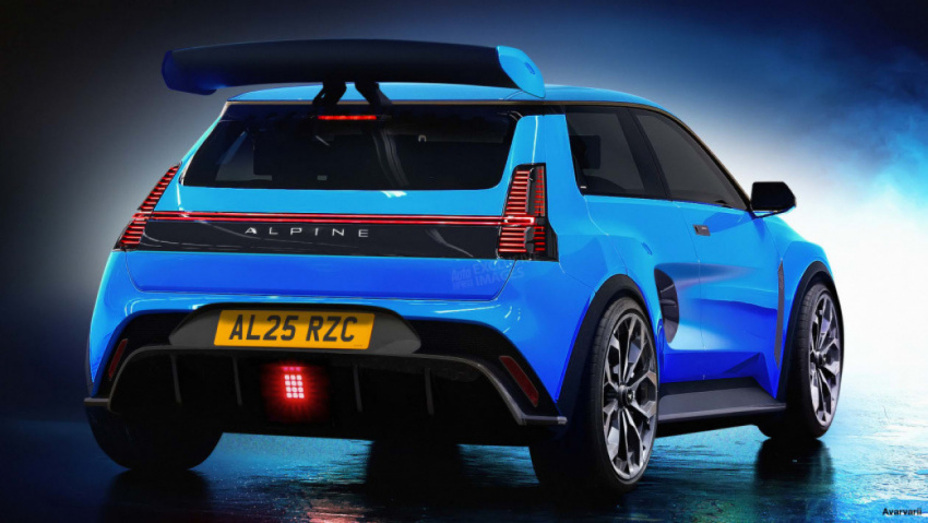 autos, cars, hp, renault, electric cars, hot hatches, suvs, hot alpine r5 version of renault 5 electric hatch to get 215bhp