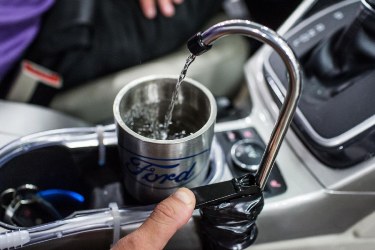 autos, cars, autos ford, collect drinking water from your car