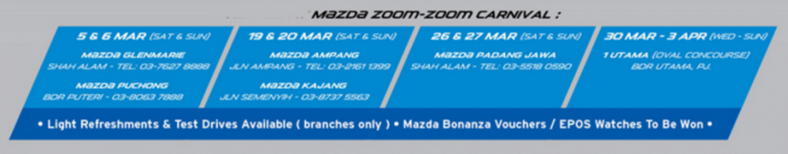 autos, cars, mazda, autos mazda, mazda promotion from march 5 until april 3