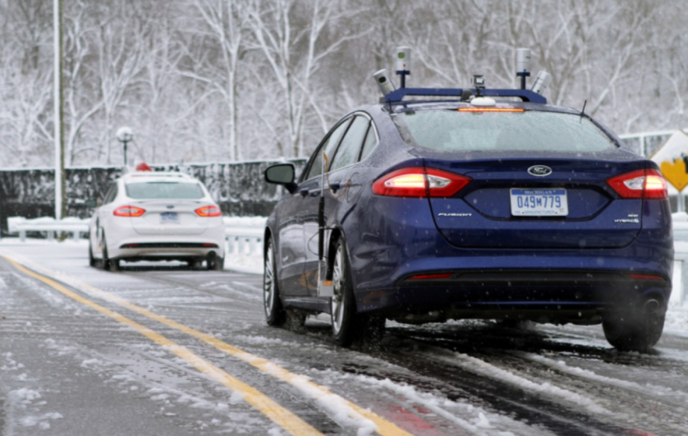 autos, cars, ford, snow, ford snow-testing driverless tech