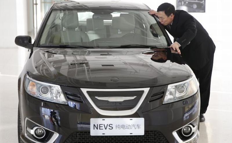 autos, cars, saab, china, a rebranded saab at the centre of china's green car push