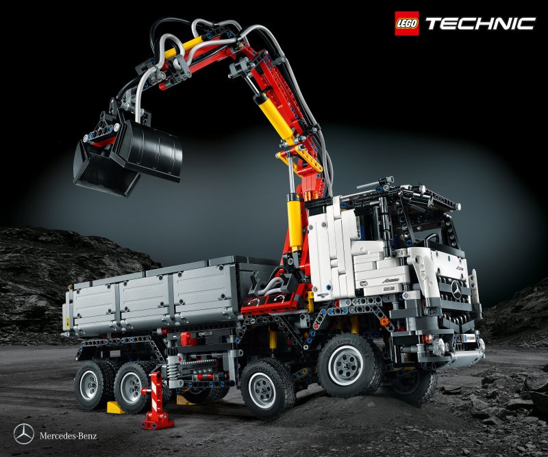 autos, cars, mercedes-benz, lego, mercedes, lego and mercedes partner on technic truck