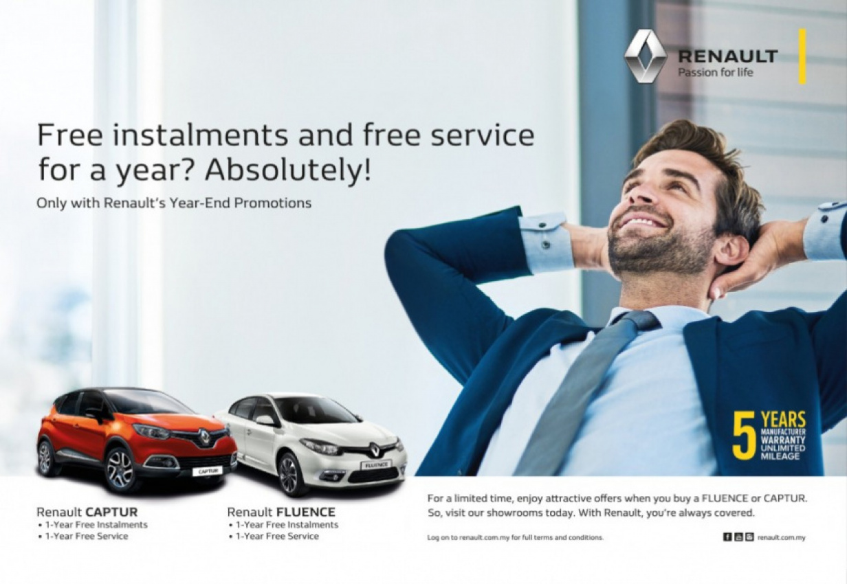 autos, cars, renault, autos renault, renault entices with year-end promo savings on captur and fluence