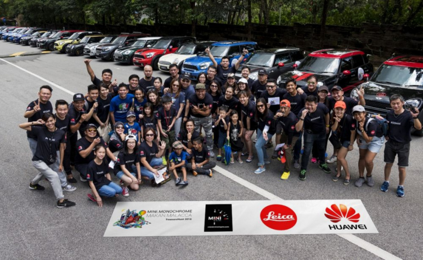 autos, cars, huawei, mini, autos mini, mini owners hook up with huawei for national day outing
