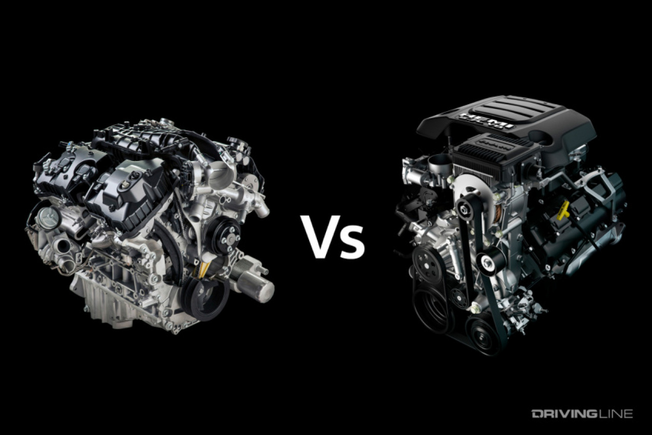 autos, cars, domestic, ecoboost vs. hemi: battle of the most popular half-ton truck engines