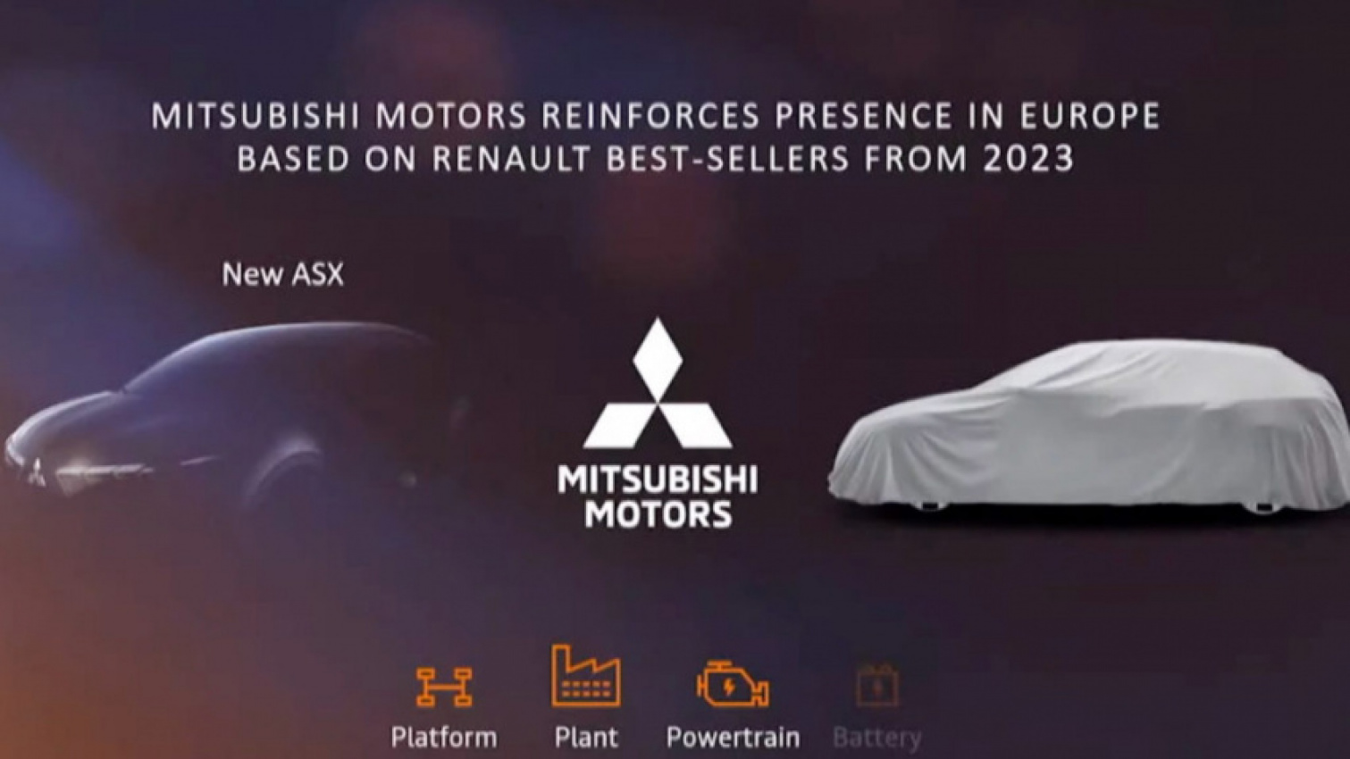 autos, cars, mitsubishi, new models, renault, 2023 mitsubishi asx, mitsubishi asx, nissan, renault captur, tease, 2023 mitsubishi asx teased as renault built crossover