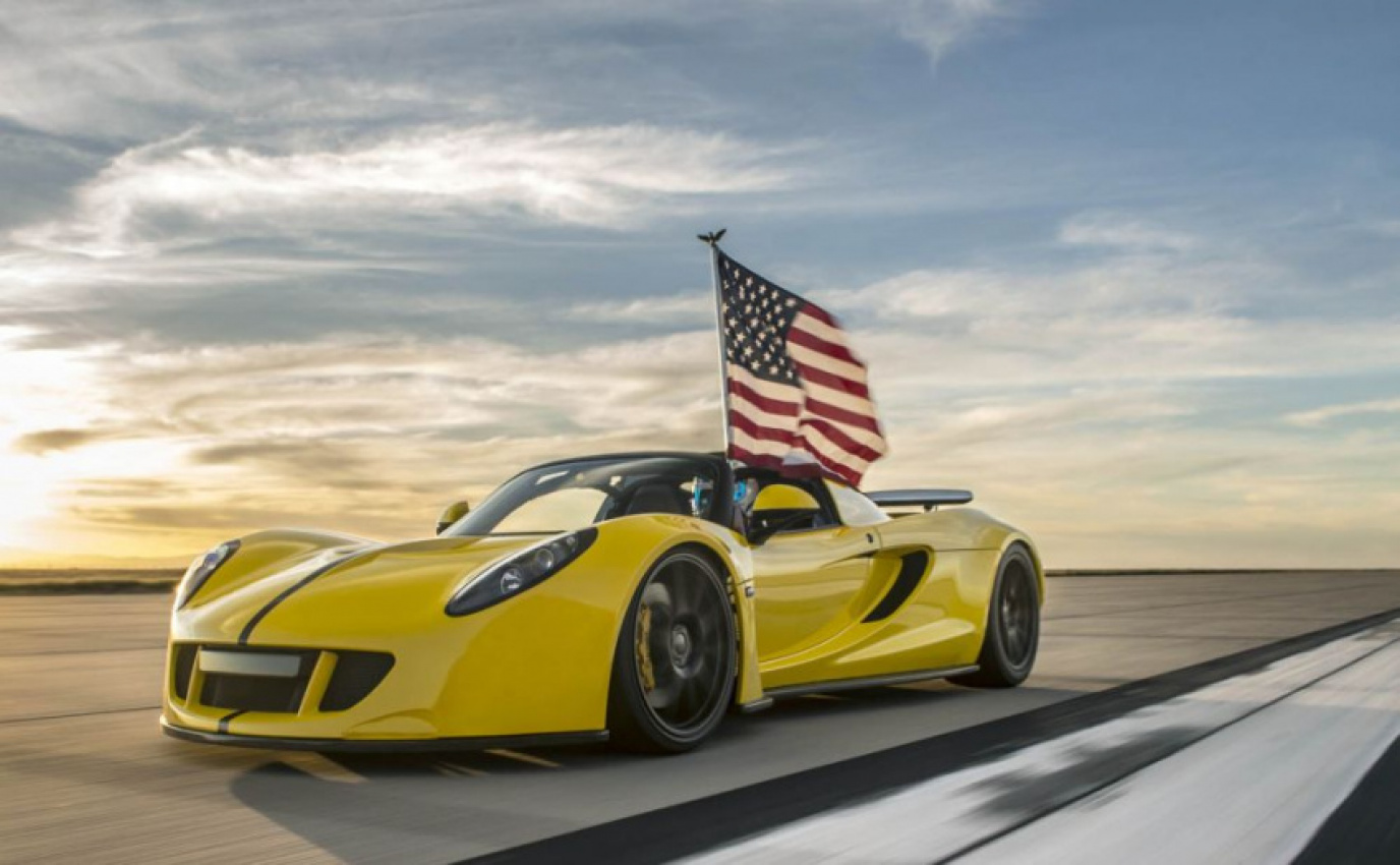 autos, cars, hennessey, autos news, hennessey venom gt spyder hits 427kph to become world's fastest convertible - video