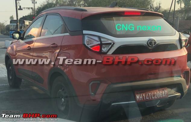 autos, cars, cng, indian, nexon, nexon cng, scoops & rumours, tata, scoop! tata nexon cng spotted testing