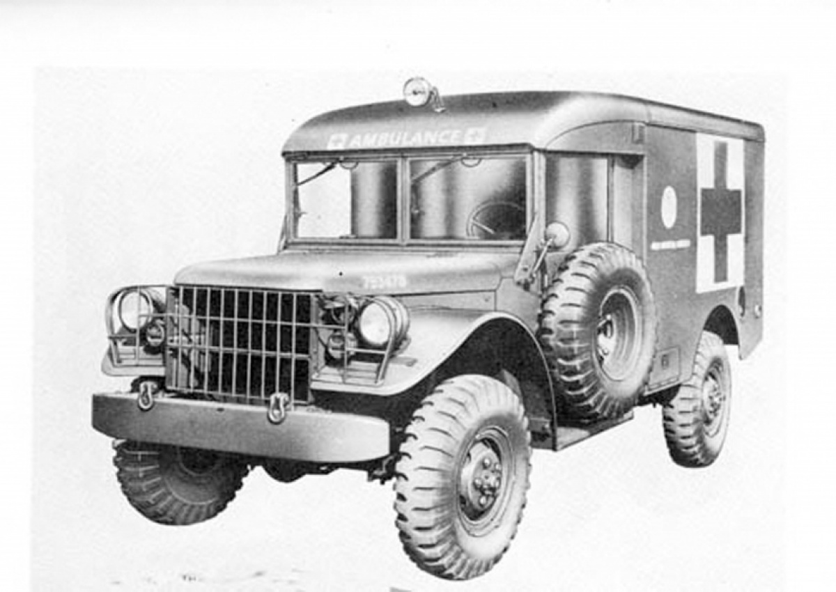 autos, cars, dodge, reviews, power wagon: 1951 dodge m43 ambulance