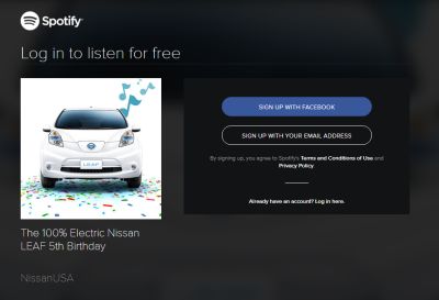 autos, cars, nissan, autos nissan, nissan looks to crowd-sourced playlist on spotify as leaf turns 5