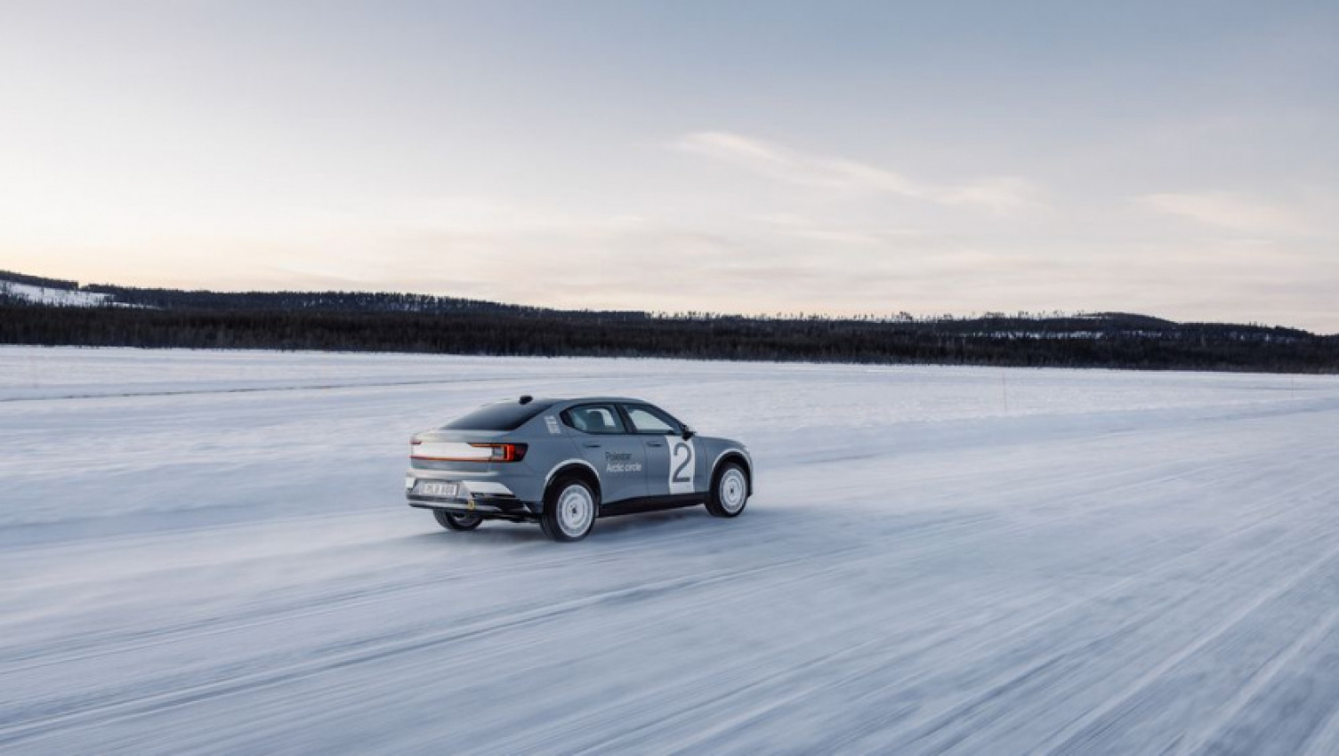 autos, cars, news, polestar, polestar 2 arctic circle ev is outfitted for snow driving