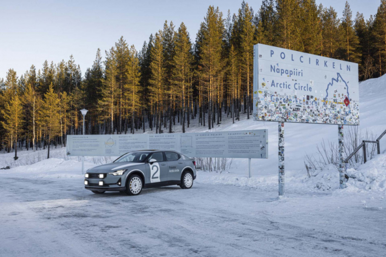 autos, cars, polestar, concept cars, electric cars, hatchbacks, polestar news, polestar polestar 2 news, polestar 2 arctic circle concept is tuned for snow and ice