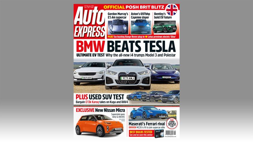 autos, bmw, cars, polestar, tesla, tesla model 3, this week's issue, bmw i4 takes on the tesla model 3 and polestar 2 in this week's auto express