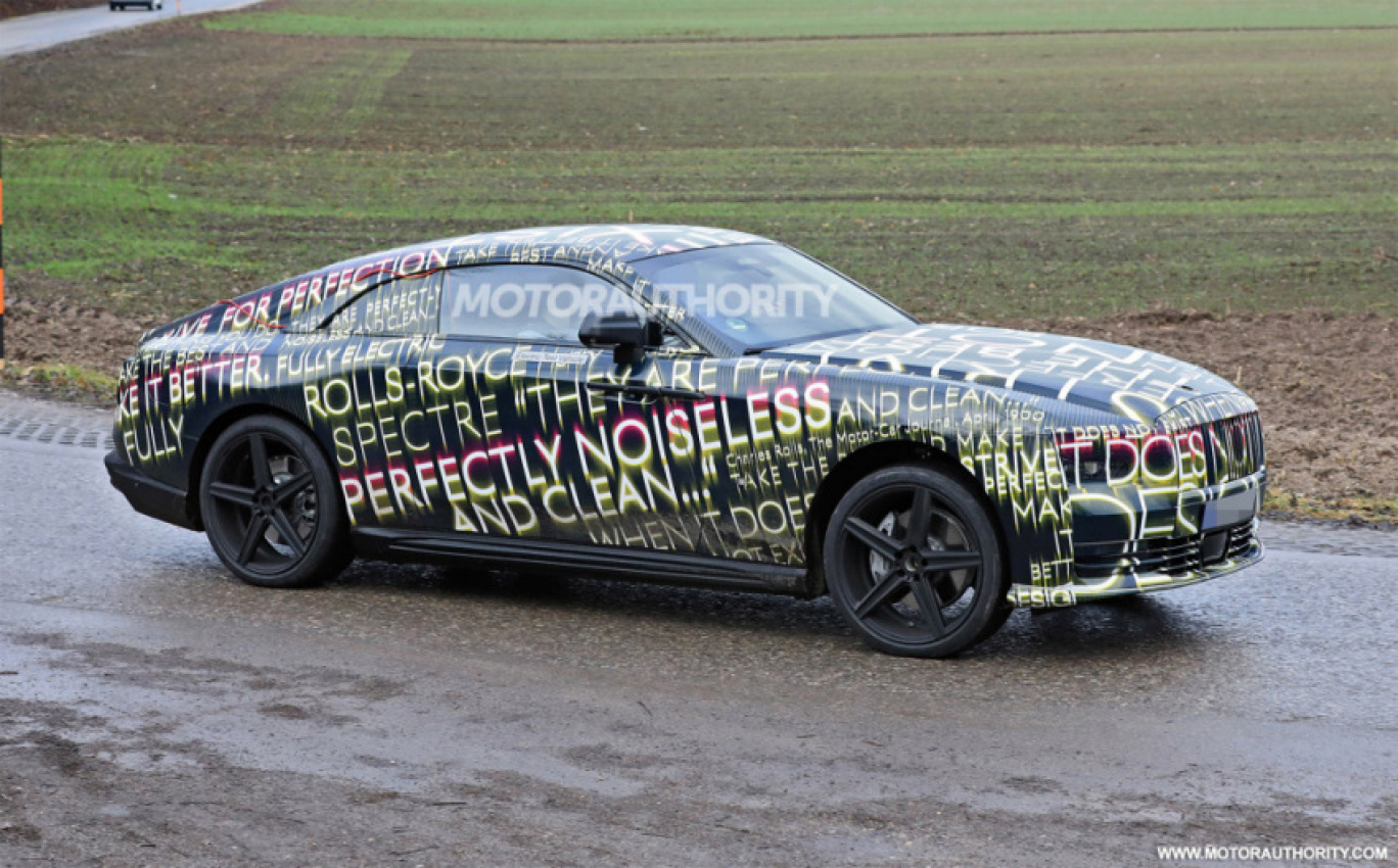 autos, cars, rolls-royce, coupes, electric cars, luxury cars, rolls royce spectre, spy shots, 2024 rolls-royce spectre spy shots: ultra-luxury electric coupe spotted
