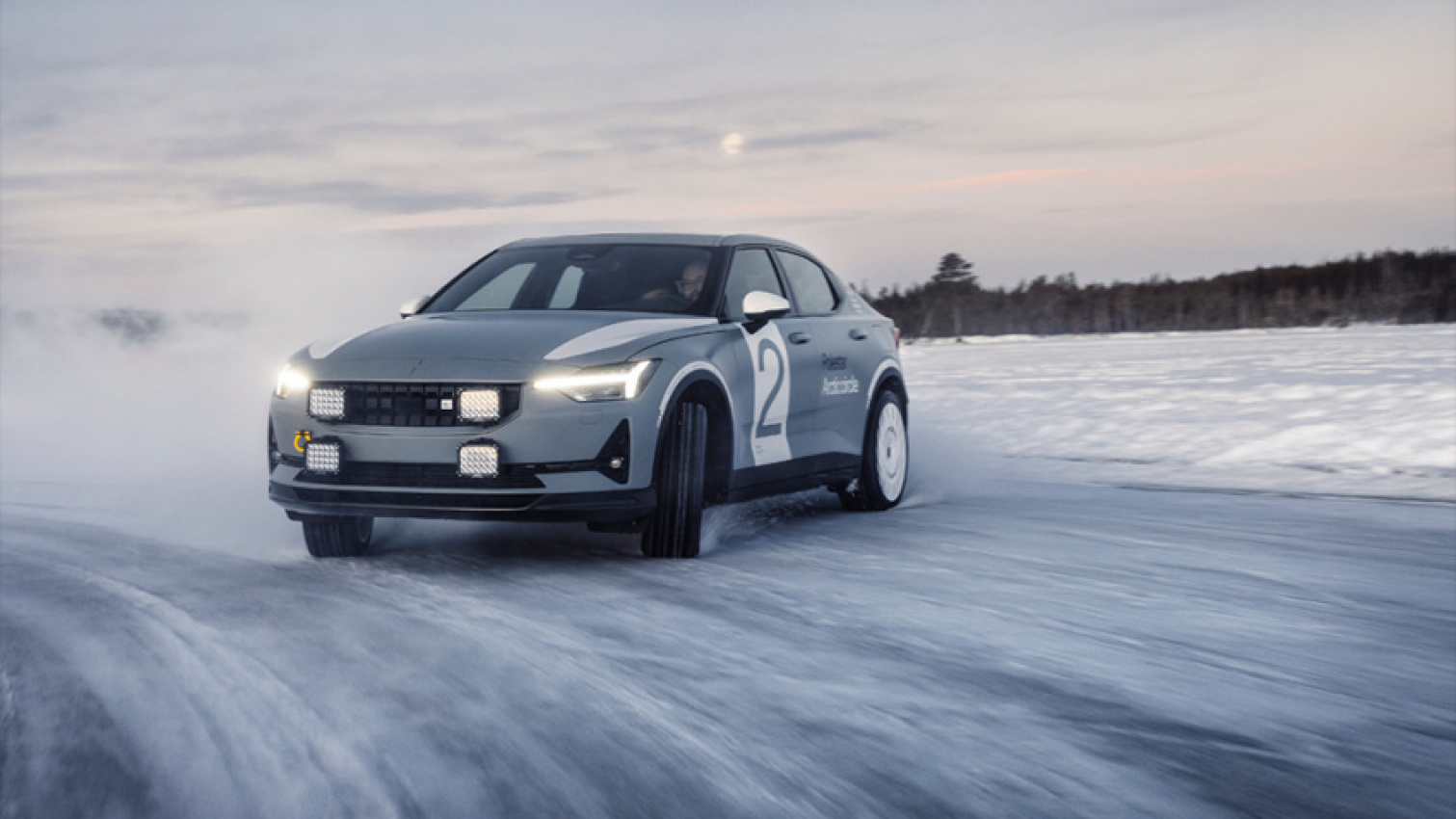 autos, cars, news, polestar, one-off polestar 2 arctic circle is so cool, it's ice cold