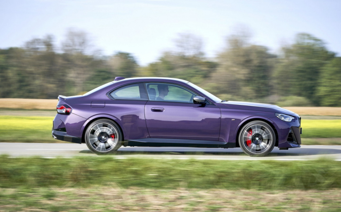 autos, bmw, cars, reviews, 2 series, 2 series coupe, amazon, android, bmw m2, coupe, m240i, sports cars, xdrive, amazon, android, 2022 bmw m240i review: proof that modern motoring can still be fun ... and purple