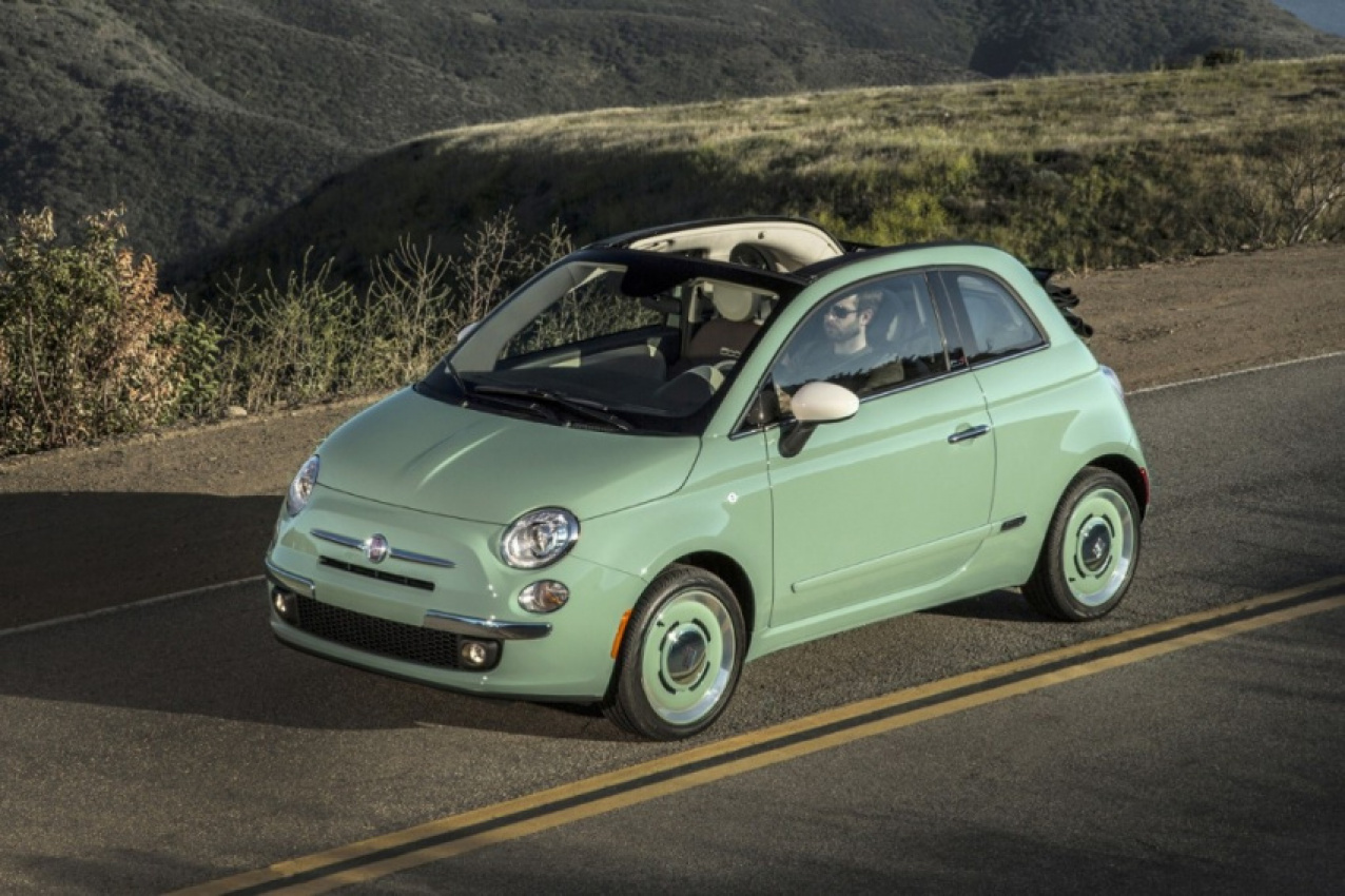 autos, cars, fiat, fiat 500 cabriolet gets limited-run 1957 edition