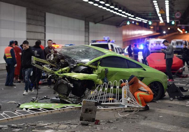 autos, baic, cars, ferrari, lamborghini, beijing, lamborghini and ferrari in 'furious 7’ beijing crash