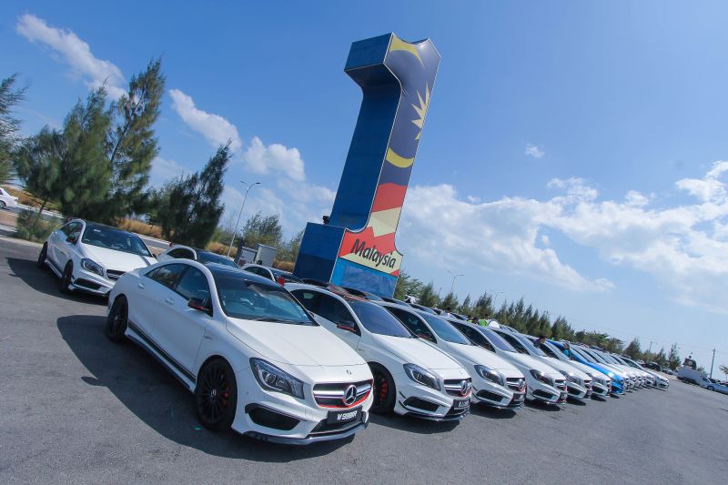 autos, cars, mg, 45 amg, mercedes-benz, fun outing in 45 amg super convoy 2015