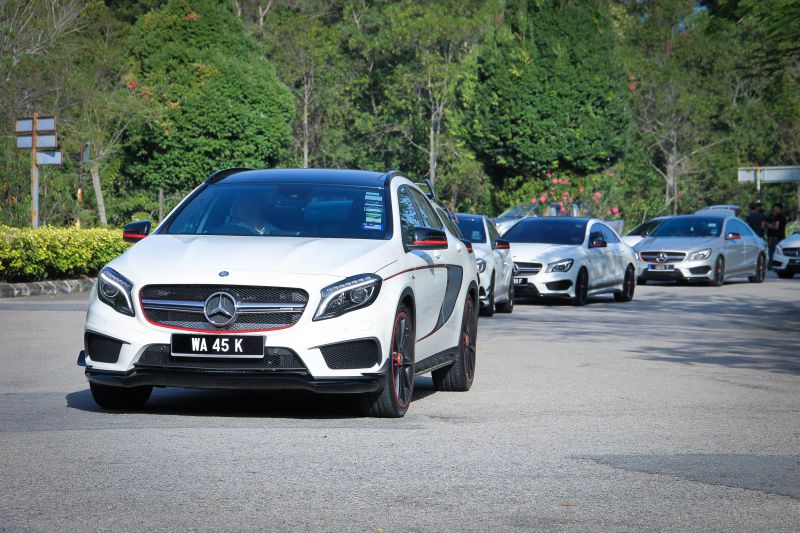 autos, cars, mg, 45 amg, mercedes-benz, fun outing in 45 amg super convoy 2015