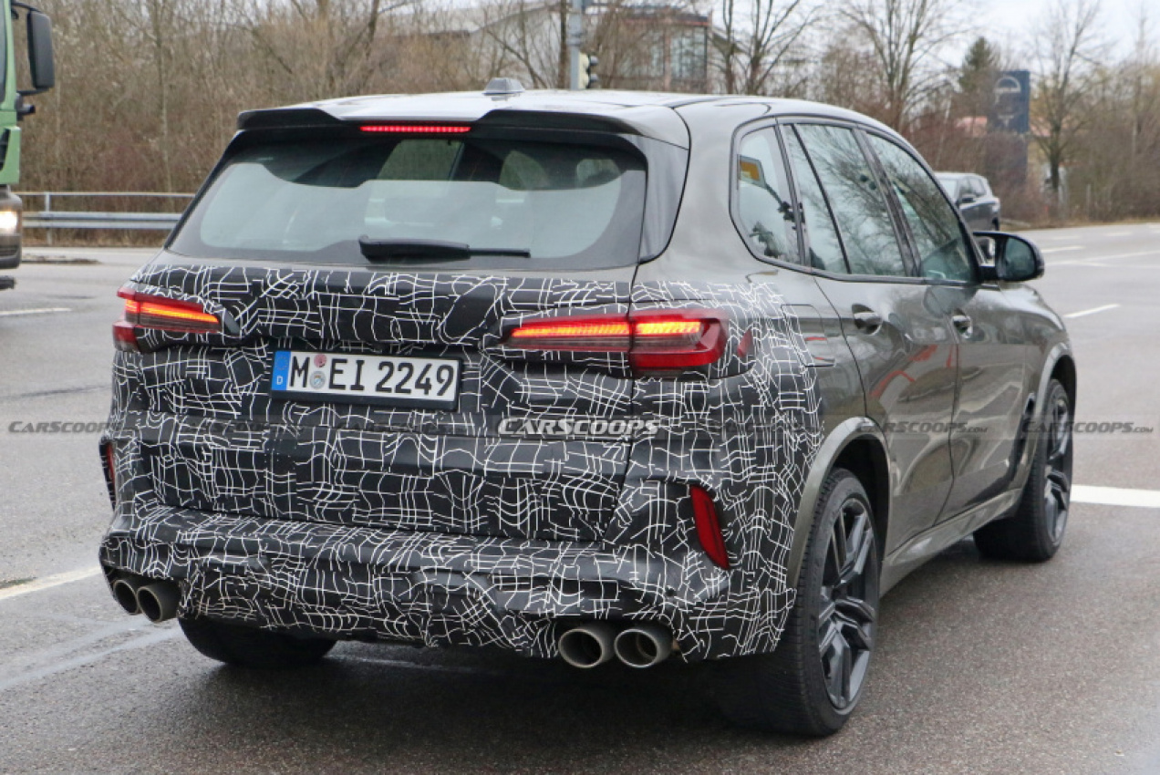 autos, bmw, cars, news, bmw scoops, bmw x5, bmw x5m, scoops, facelifted 2023 bmw x5 m spied showing its updated grille design