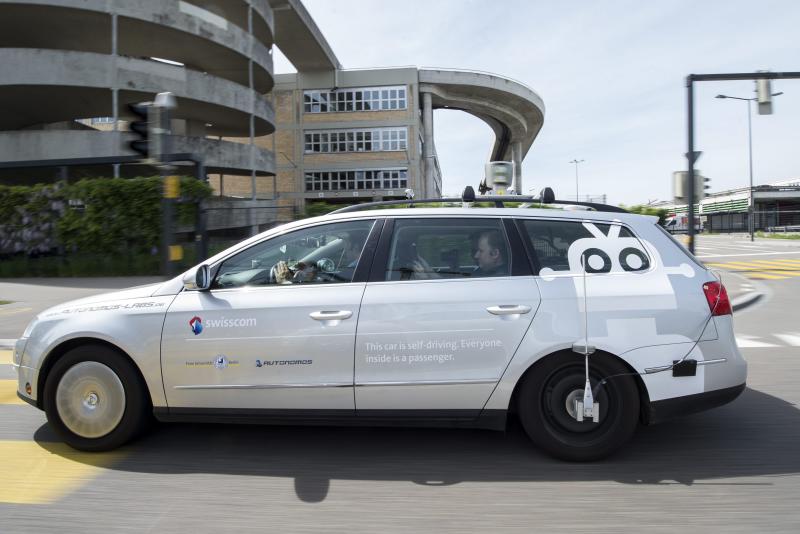 autos, cars, passat, swisscom, switzerland’s first driverless car hits zurich roads