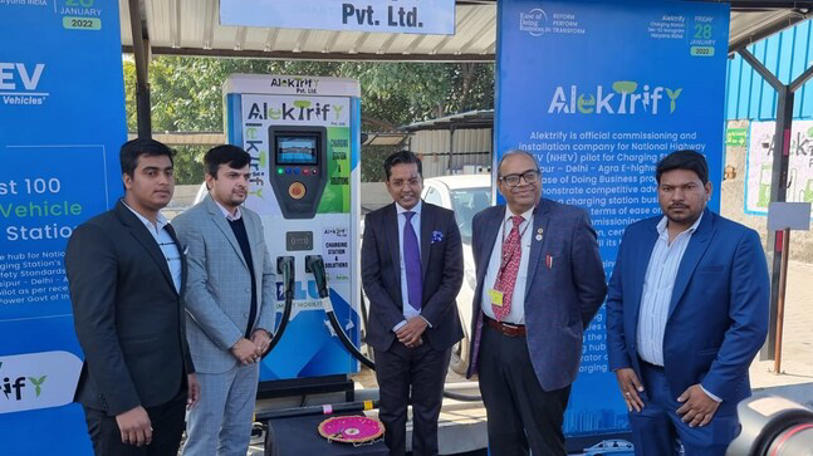 autos, cars, ram, india's largest ev charging station opens in gurugram with 96 chargers