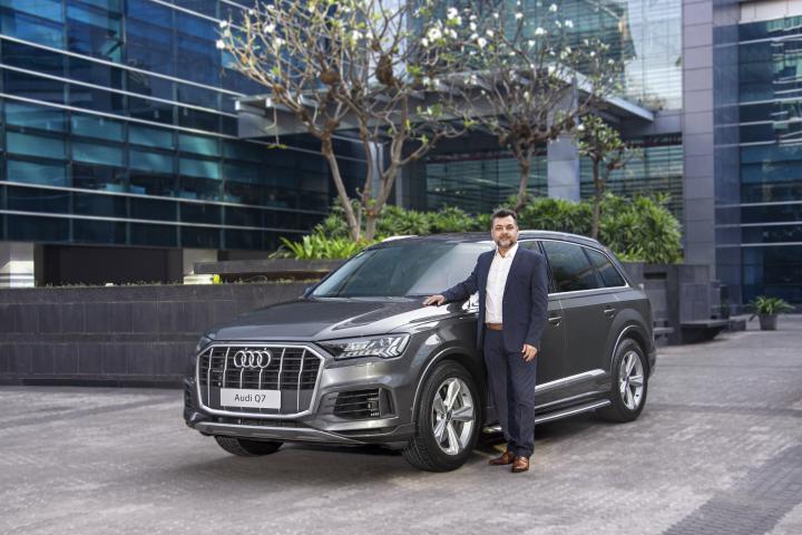 audi, autos, cars, android, audi q7, indian, launches & updates, android, 2022 audi q7 facelift launched at rs. 79.99 lakh