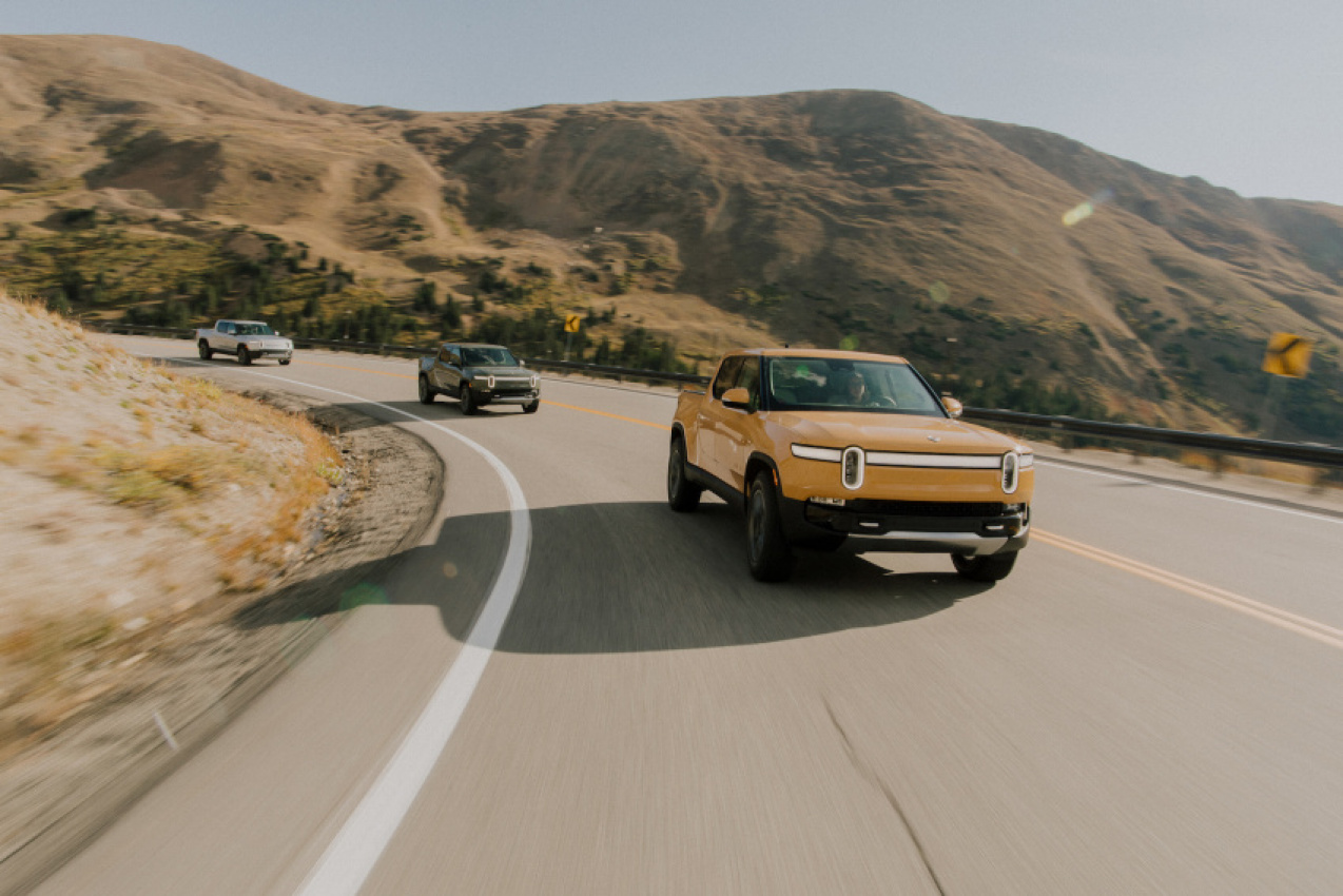 autos, cars, rivian, the rivian electric truck is a towing monster,  but don’t expect to go far