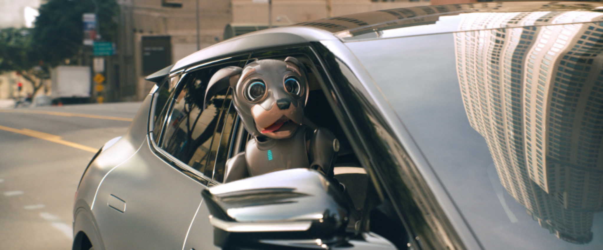 autos, cars, electric cars, kia, technology, kia america, petfinder foundation, robo dog, russell wager, toni morgan, kia america returns to the super bowl with spot featuring the all-electric kia ev6 (and a robo dog)
