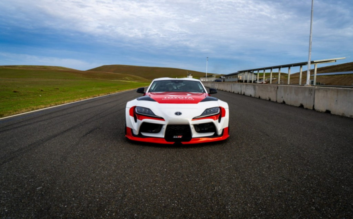 autos, cars, toyota, video, autonomous technology, drifting, driverless technology, gr supra, technology, watch toyota showing off self-driving drift car with tech that can take over when things get slippery