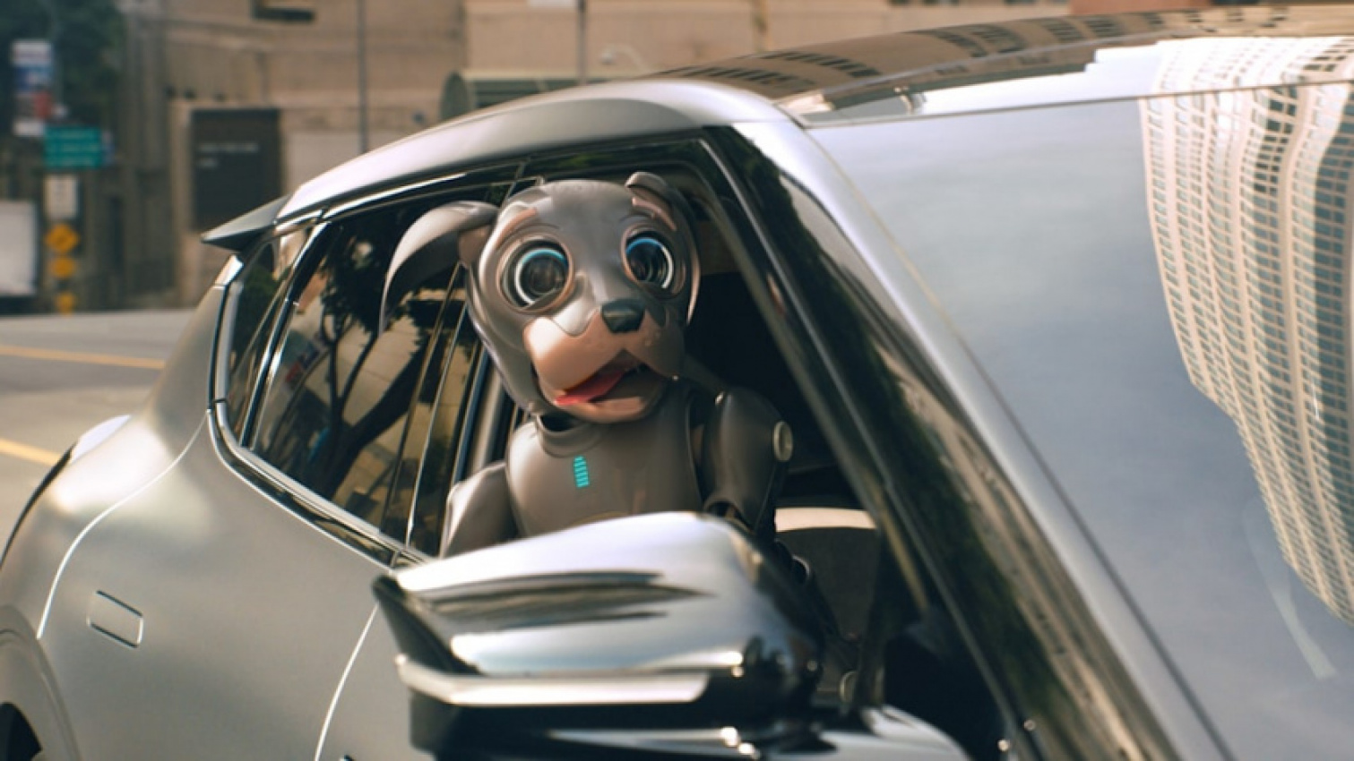 autos, cars, green, kia, electric, marketing/advertising, kia ev6 super bowl commercial gets an adorable robot dog