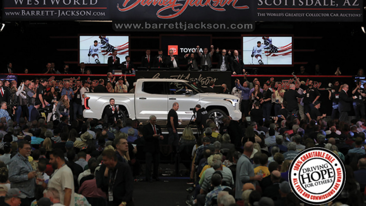 autos, cars, toyota, auctions, off-road vehicles, truck, toyota tundra capstone #001 sells for $700,000