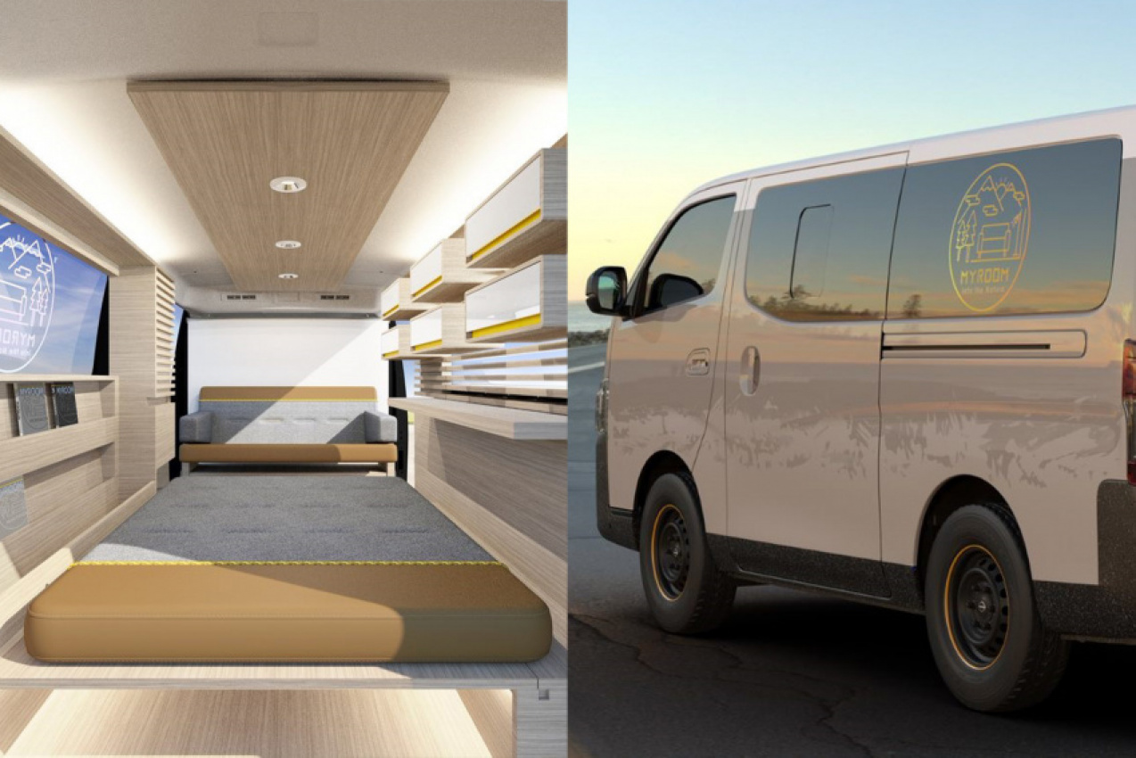 auto news, autos, cars, nissan, caravan, nv350, urvan, custom nissan nv350 urvan is a literal bedroom on wheels