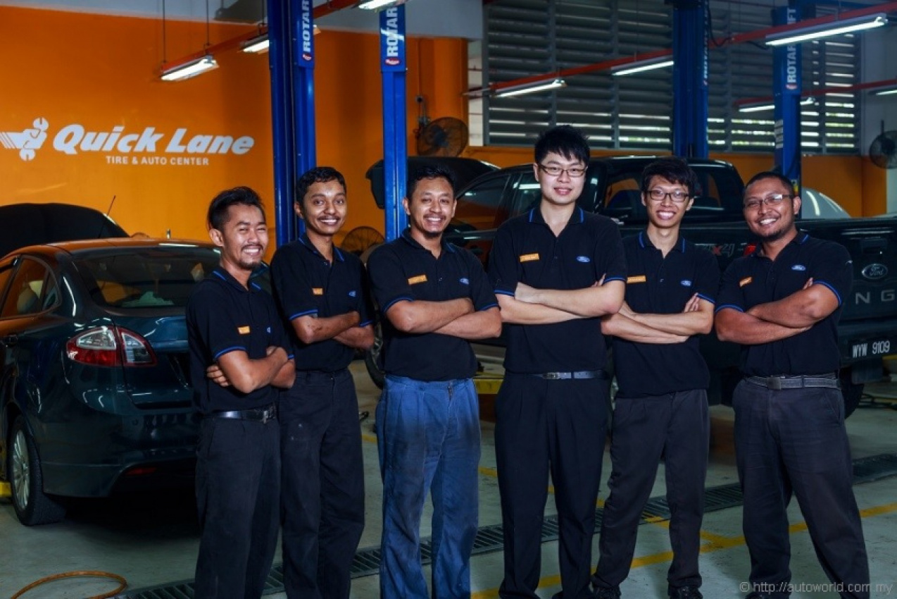 autos, cars, ford, news, quick lane, service, sime darby, ford aftersales boosted with nine quick lane service centres