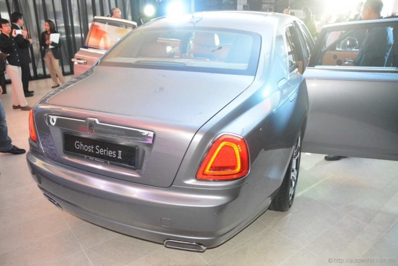 autos, cars, new car launches, rolls-royce, facelift, ghost, series ii, rolls-royce ghost series ii debuts in malaysia