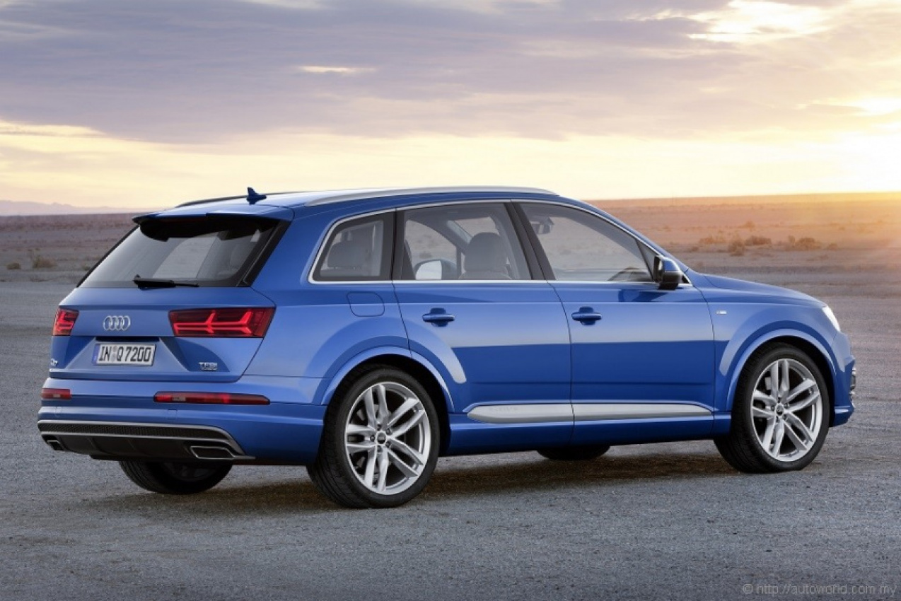 audi, autos, cars, new car launches, audi q7, volkswagen, all-new 2nd-gen audi q7 makes global debut