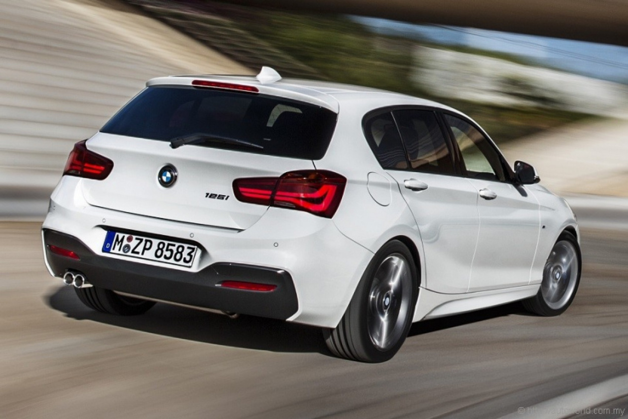 autos, bmw, cars, new car launches, 1 series, facelift, bmw 1 series facelift makes global debut