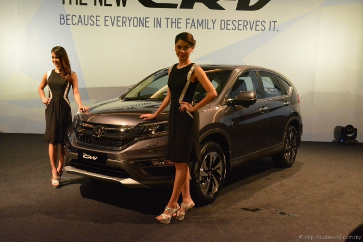 autos, cars, honda, new car launches, cr-v, honda cr-v, 2015 honda cr-v facelift launched in malaysia