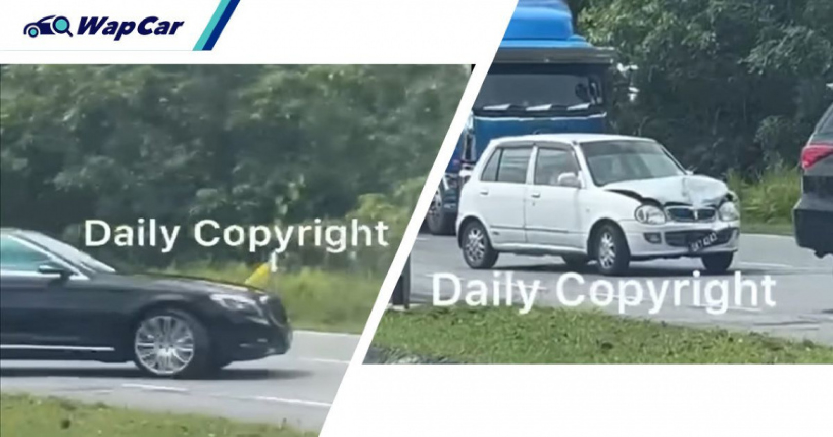 autos, cars, maybach, video: accident ensues as police stops fast-moving traffic to let vip's maybach pass first