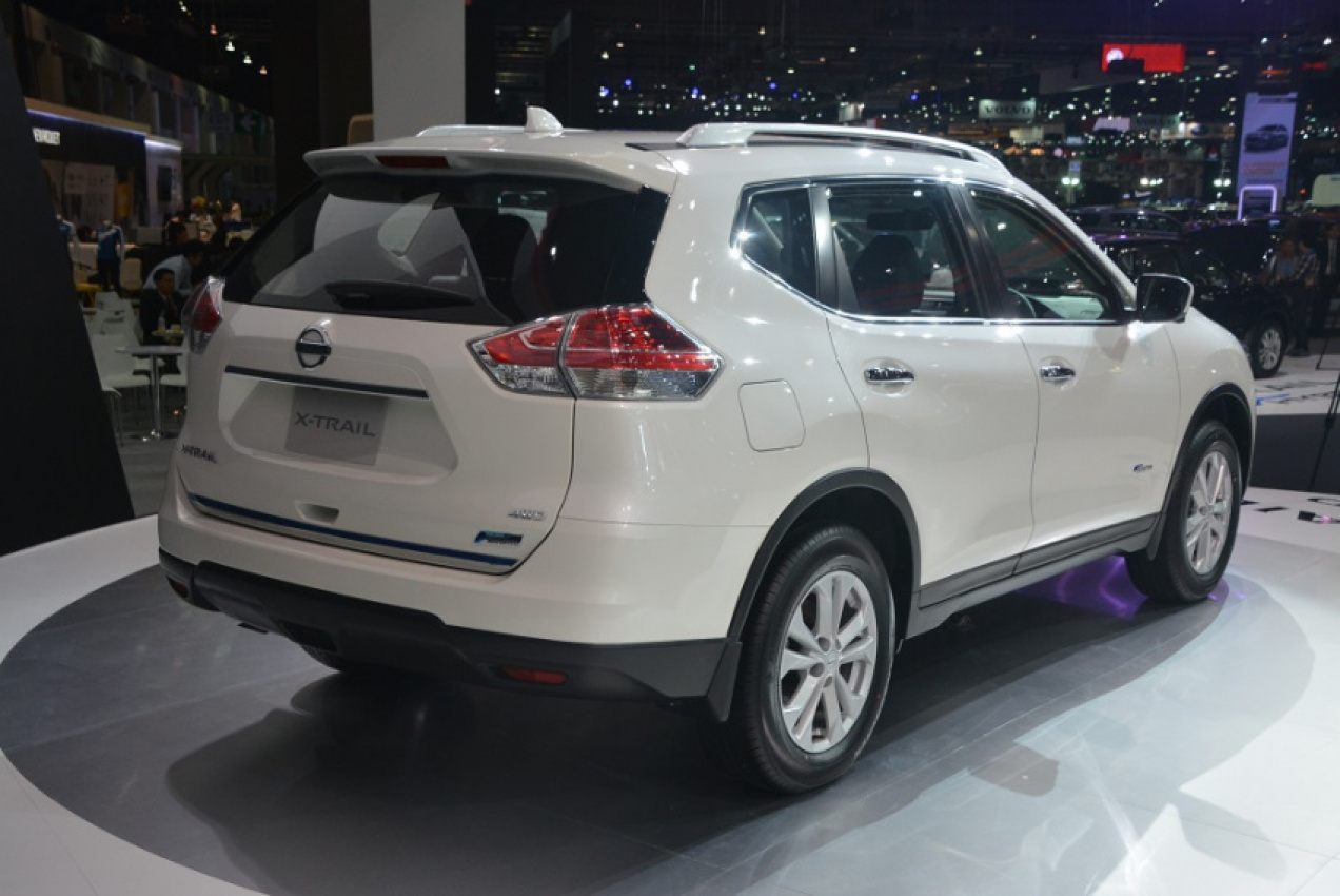 autos, cars, featured, nissan, hybrid, sylphy, thai expo 2015, x-trail, thai expo 2015 – nissan launches x-trail hybrid