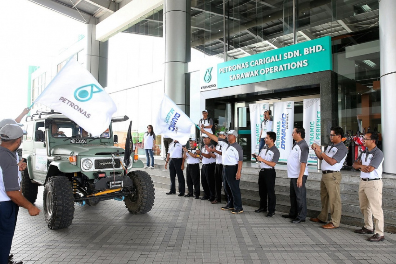 autos, cars, featured, diesel, petronas, 4×4 drivers put petronas dynamic diesel to the test in miri