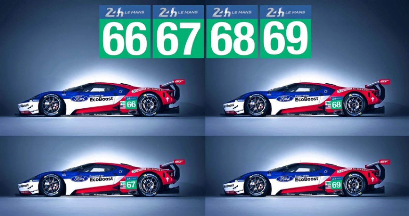 autos, car brands, cars, ford, le mans, four ford gt cars to race in le mans 2016