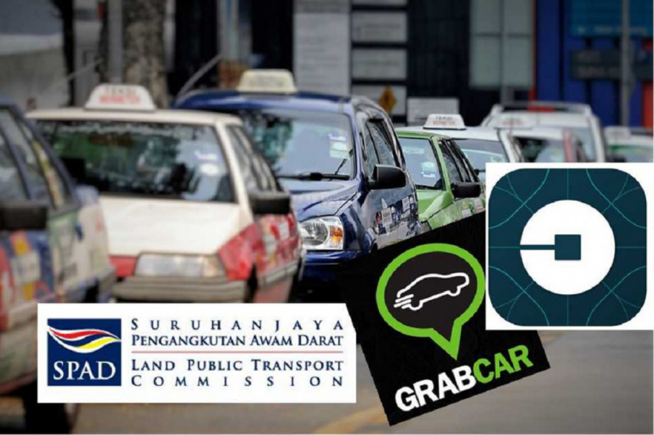 autos, cars, featured, grabcar, kuala lumpur, malaysia, ride hailing, spad, taxi, uber, kl taxi drivers stage protest against grabcar and uber