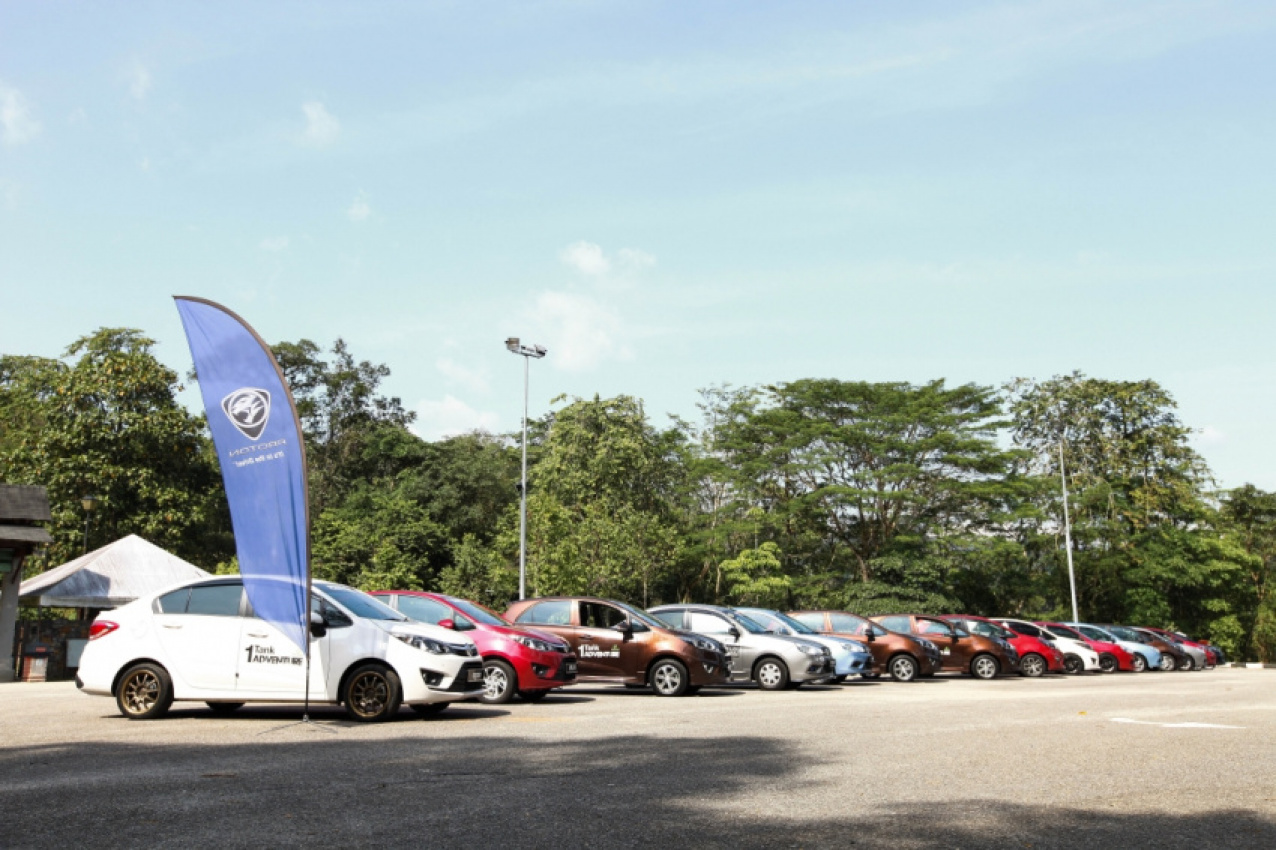 autos, car brands, cars, malaysia, proton, proton cars, participants of east coast proton 1 tank adventure match fuel economy of central region’s