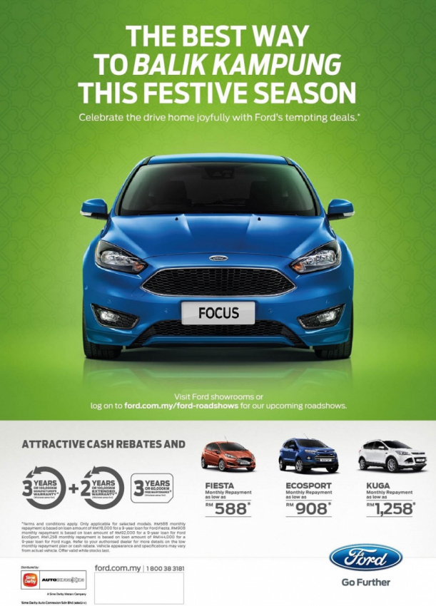 autos, car brands, cars, ford, special hari raya promotions from ford