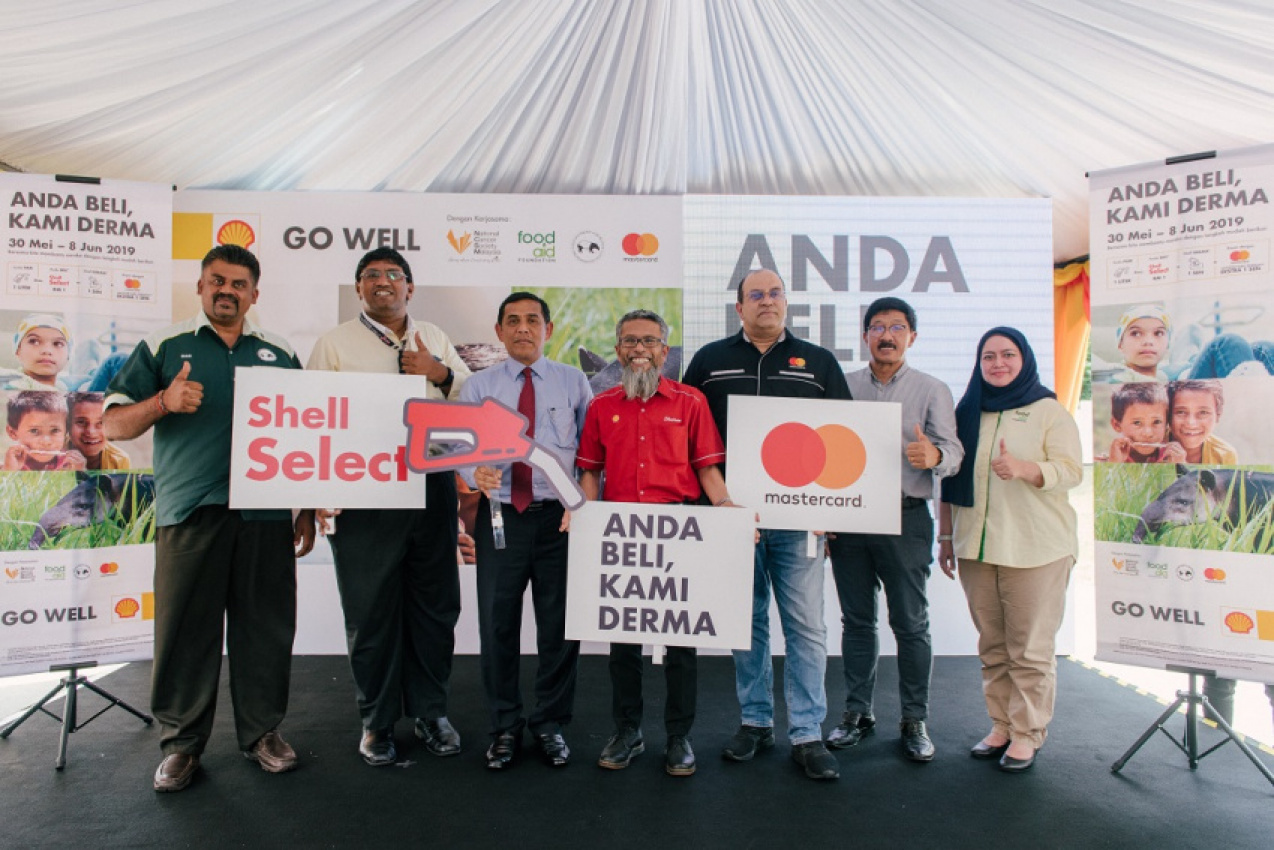 autos, cars, featured, charity, food aid foundation, malaysia, malaysian nature society, mastercard, national cancer society malaysia, shell, shell malaysia, shell malaysia trading, shell malaysia raised rm1.92 million during its raya charity campaign