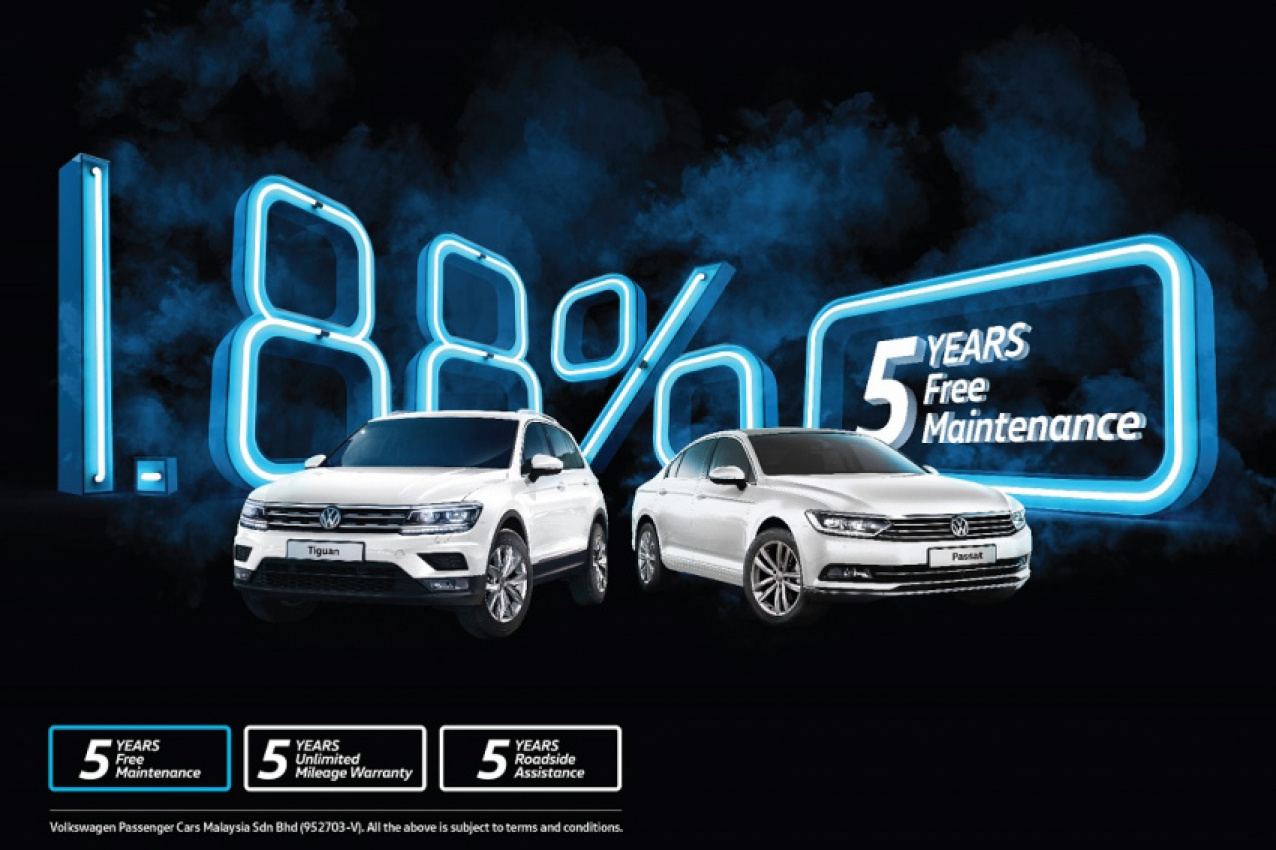 autos, car brands, cars, volkswagen, automotive, crossover, malaysia, promotion, sedan, volkswagen passenger cars malaysia, volkswagen tiguan, vpcm, volkswagen tiguan and passat now get additional two years free maintenance