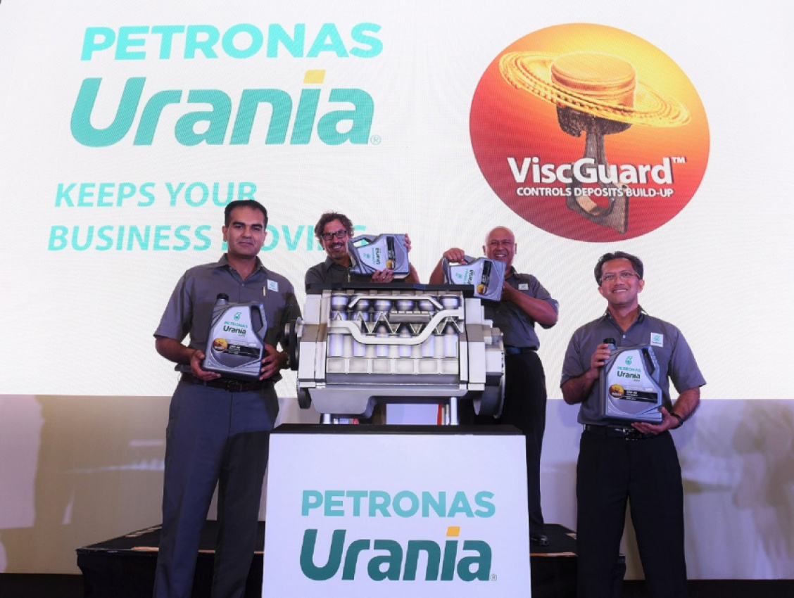 autos, cars, featured, petronas, petronas launches urania with viscguard™ commercial vehicle lubricant