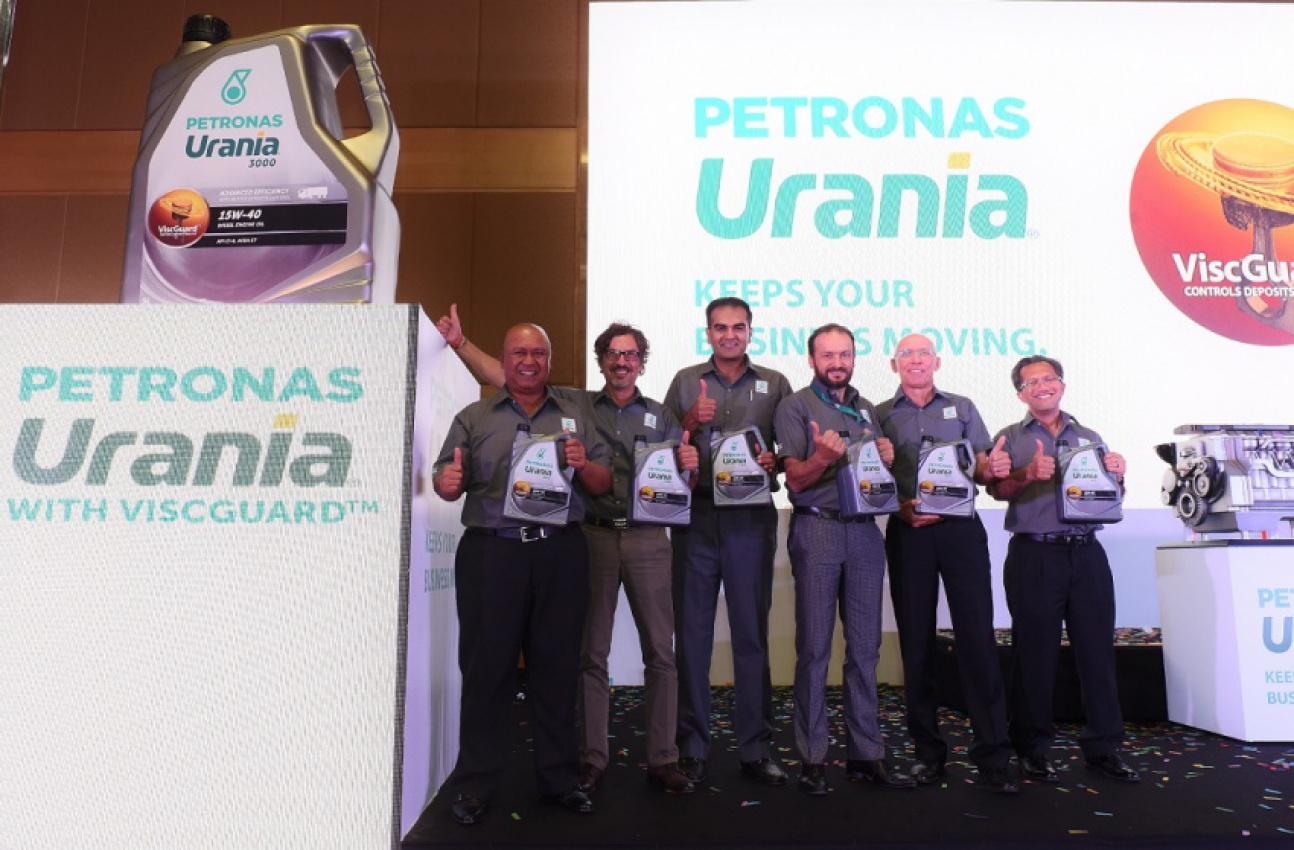 autos, cars, featured, petronas, petronas launches urania with viscguard™ commercial vehicle lubricant